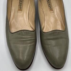 Cole Haan Grayish Mint Loafers soft leather upper and leather sole
